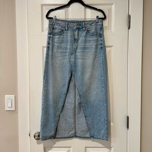AE Denim Maxi Skirt